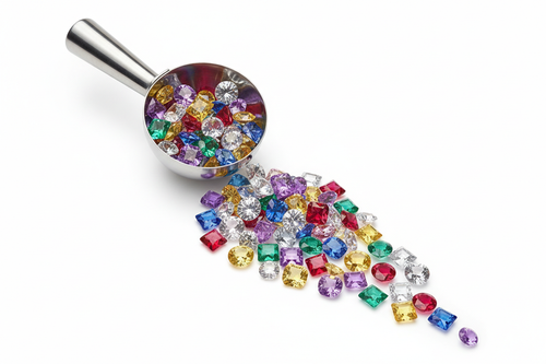 Mystery Scoop with jewels spilling out