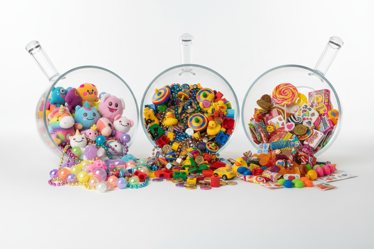 Three scoops full of treasures